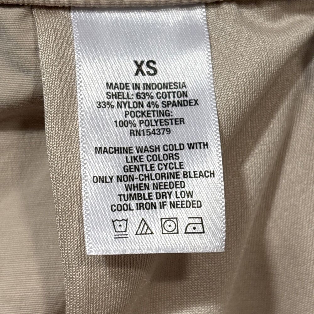 Aeropostale Tech Utility Cargo Jogger Shorts Stretch Beige Men’s XS 6" 28" Waist - Picture 15 of 16